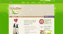 Desktop Screenshot of goodbye-odor.com